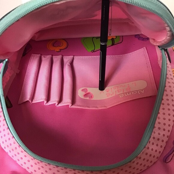 Sanrio Hello Kitty Rolling Backpack with Padded Straps and Wheel Covers - Picture 11 of 12